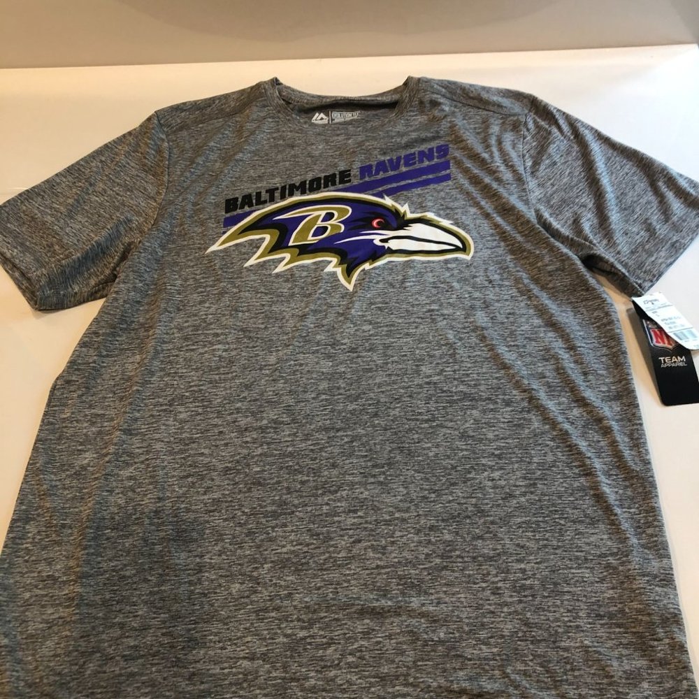 Baltimore Ravens NFL T Shirt NEW with Tags JC Penney Size L Evolution Tee Footba